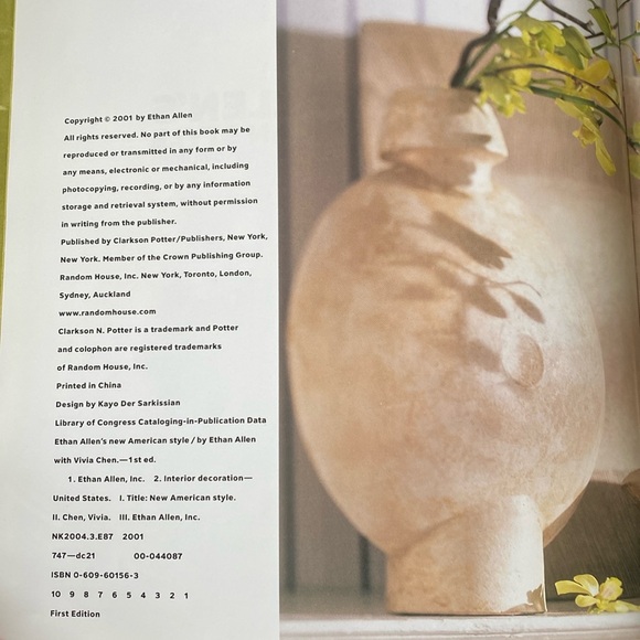 2001 Vintage Ethan Allen’s New American Style Hardcover Book First Edition - Picture 5 of 15
